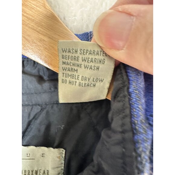 Anchor Blue Mens Global WKWR Blue Jacket Large long sleeve button up vintage - Picture 4 of 6